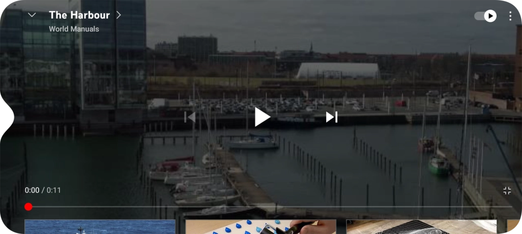 Slide your finger upwards on the screen. Slide your finger upwards on the screen.