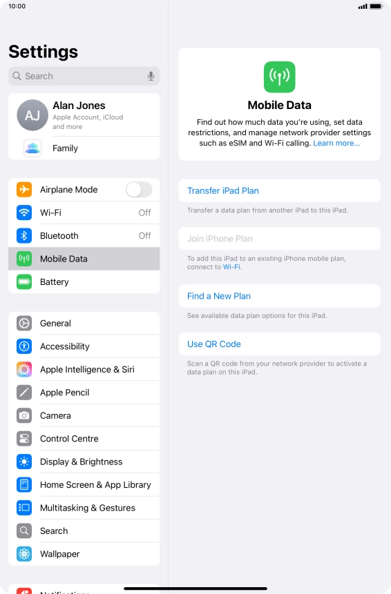 Press Use QR Code. Press Use QR Code.