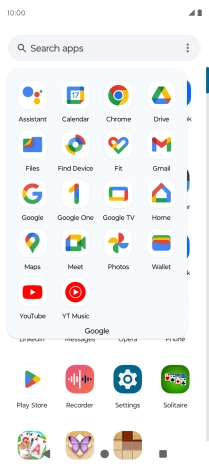 Press Photos and go to the required folder.