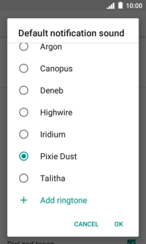 Press the required message tones to hear them.