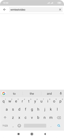 Key in the required search word and press the search icon.