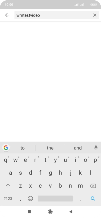 Key in the required search word and press the search icon.