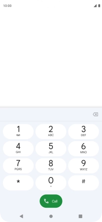 Press the Home key to return to the home screen.