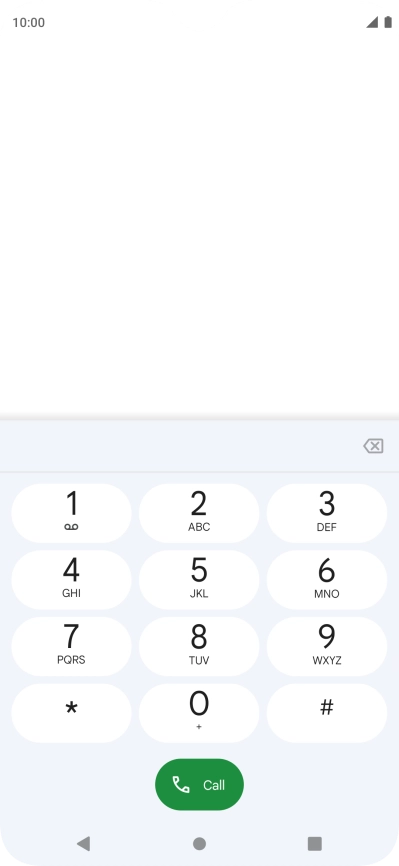 Press the Home key to return to the home screen.