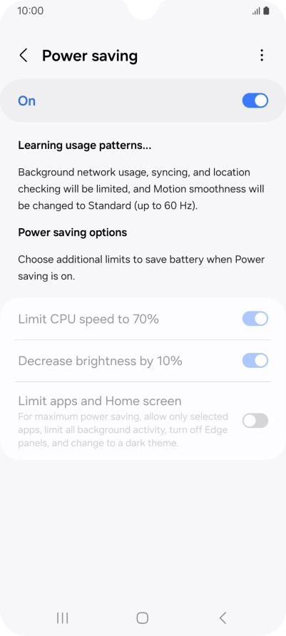 Press the Home key to return to the home screen. Press the Home key to return to the home screen.