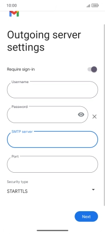 Press the field below 