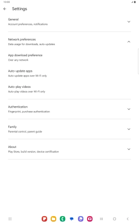 Press Auto-update apps. Press Auto-update apps.