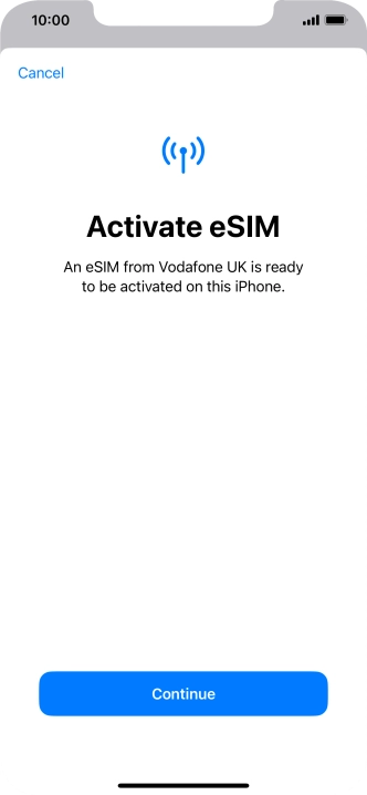 Press Continue. Press Continue.