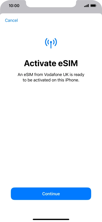 Press Continue. Press Continue.