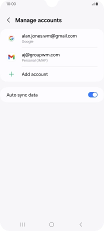 Press the Home key to return to the home screen.