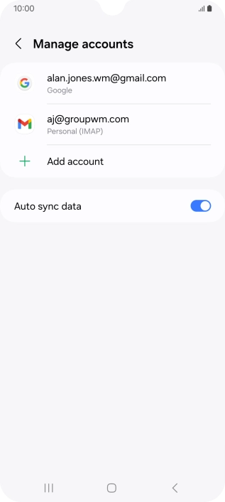Press the Home key to return to the home screen.