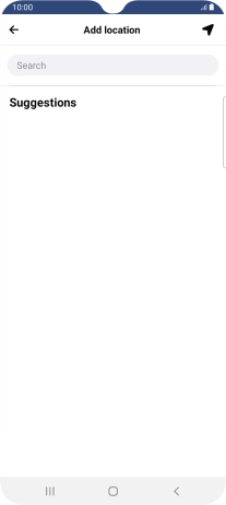 Press the search field and key in the required search word.