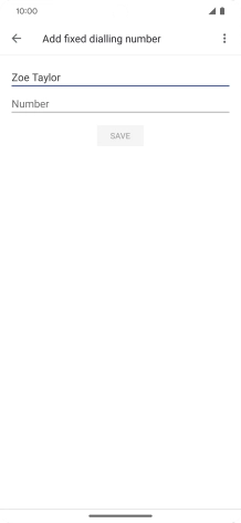 Press Number and key in the required phone number.