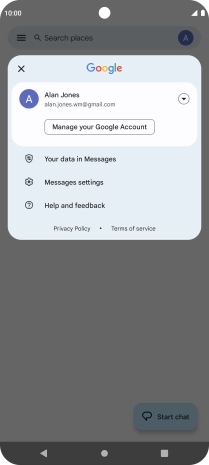 Press Messages settings.