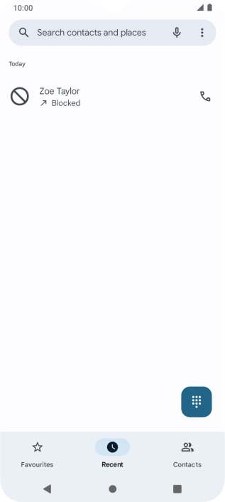 Press the Home key to return to the home screen.