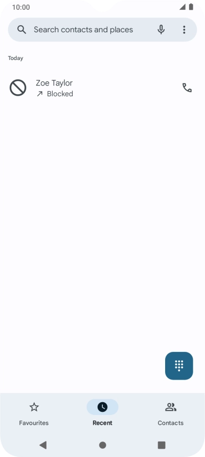 Press the Home key to return to the home screen.