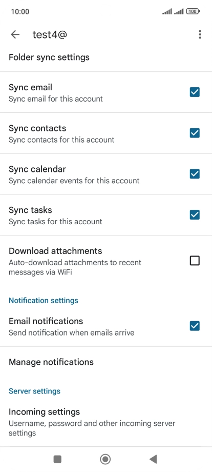 Press the field next to Press the field next to