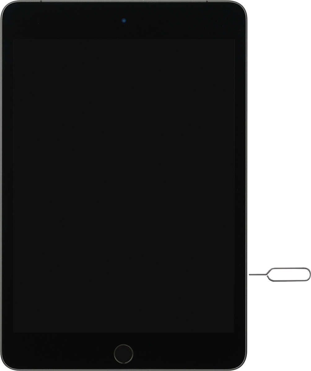 Find the opener for the SIM holder.