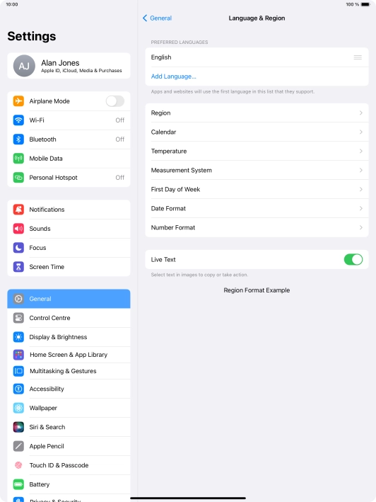 Press Add Language.... Press Add Language....