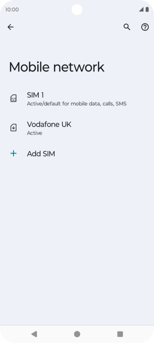 Press the required price plan. Press the required price plan.