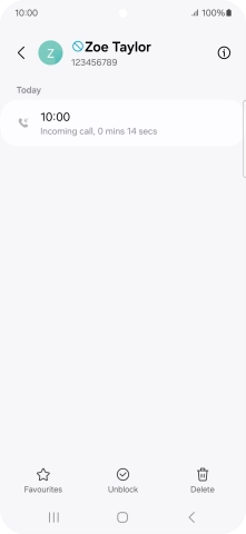 Press the Home key to return to the home screen.