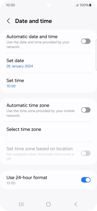 Press the indicator next to Press the indicator next to