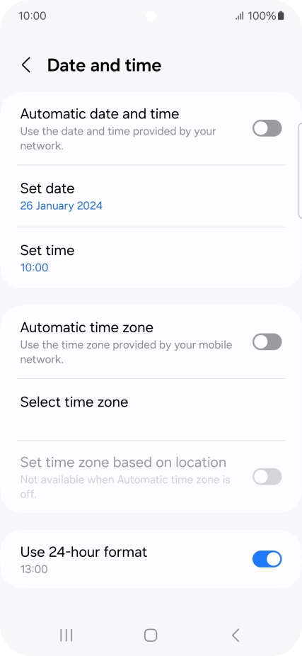 Press the indicator next to Press the indicator next to