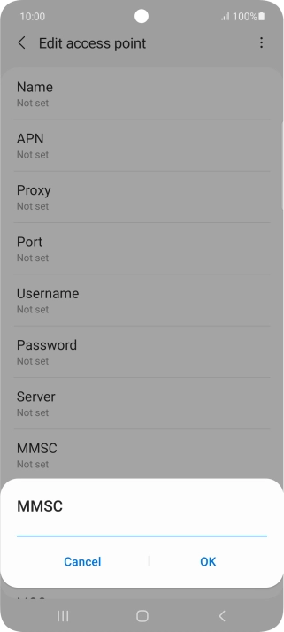 Key in http://mms.vodafone.co.uk/servlets/mms and press OK.