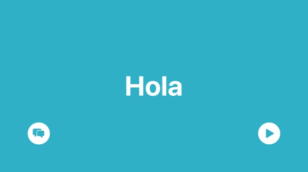 Press the split view icon to go back to display of both languages.