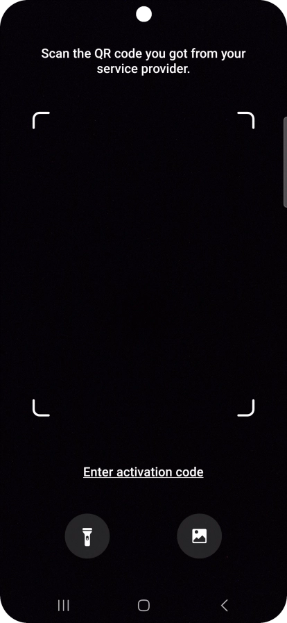 Place the QR code you've received inside the phone camera frame to scan the code. Your eSIM is transferred to your new phone over the internet. Place the QR code you've received inside the phone camera frame to scan the code. Your eSIM is transferred to your new phone over the internet.