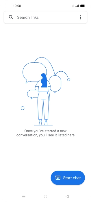 Press the menu icon.