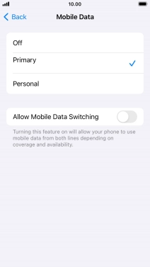 Press the required price plan.