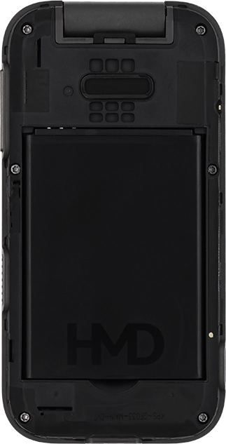 Take hold of the bottom of the battery and remove it.