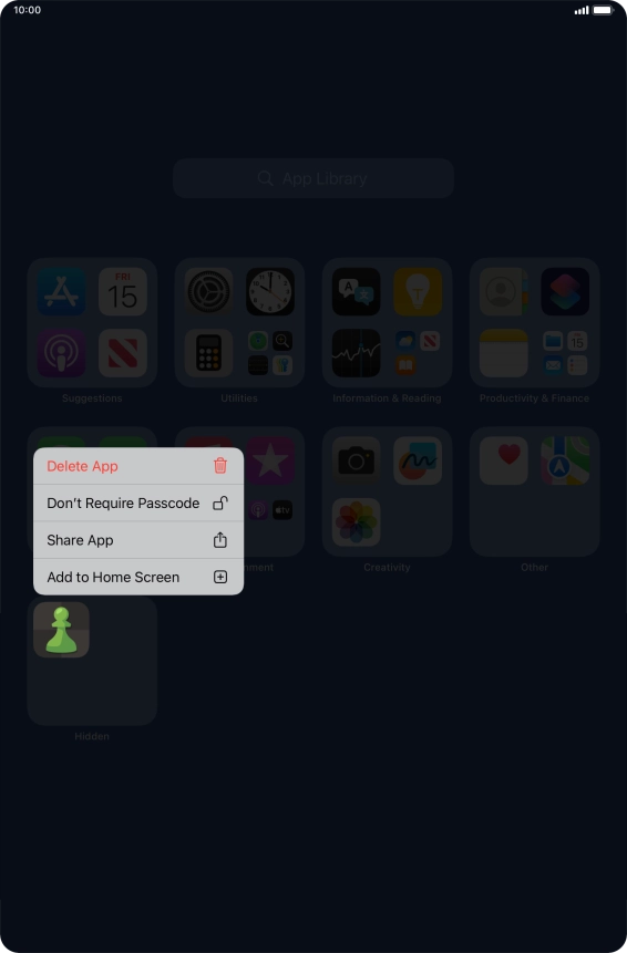 Press Don't Require Passcode.