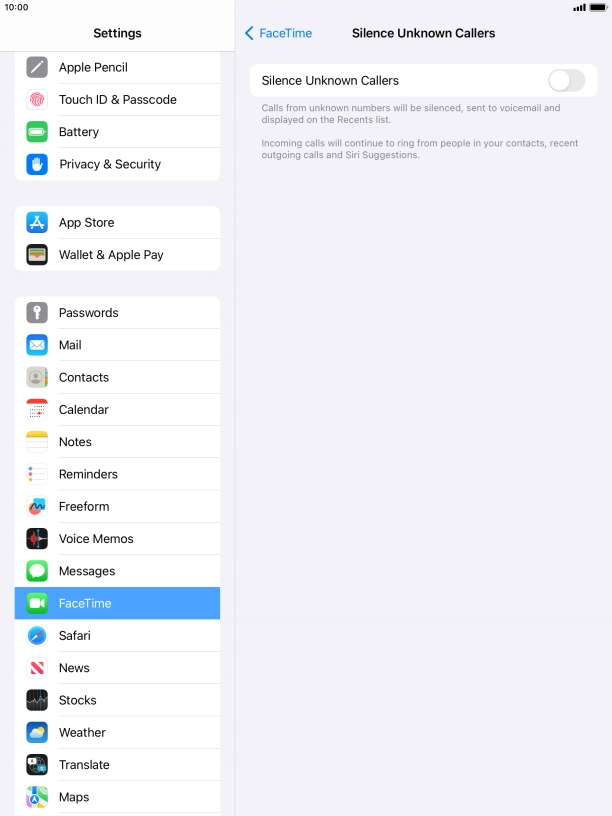 Press the indicator next to Press the indicator next to