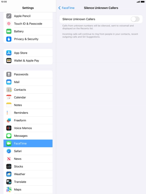 Press the indicator next to Press the indicator next to