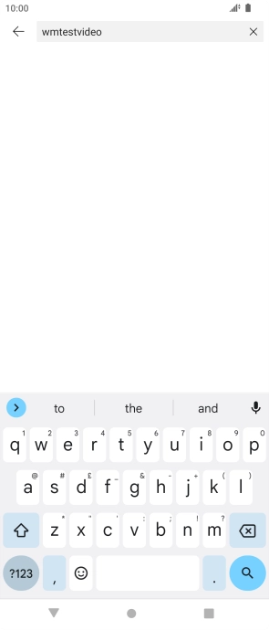 Key in the required search word and press the search icon.
