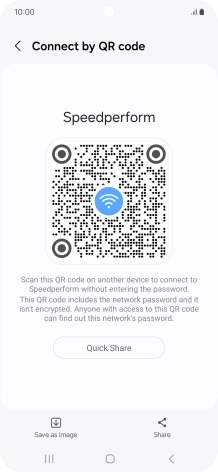 Place the QR code inside the camera frame on the other device to scan the code.