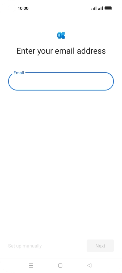 Press the field below 