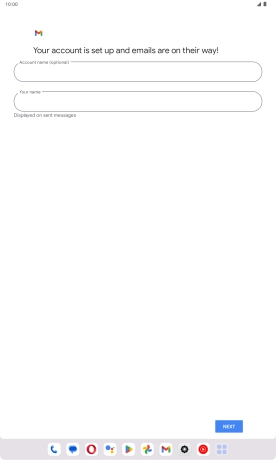 Press the field below 