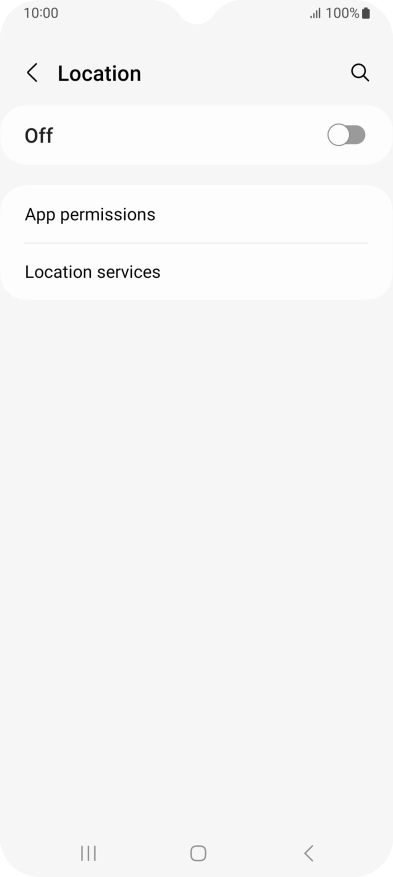 Press the indicator to turn the function on or off.