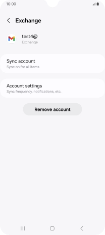 Press Account settings.