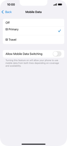 Press the required price plan. Press the required price plan.