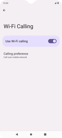 Press the Home key to return to the home screen.