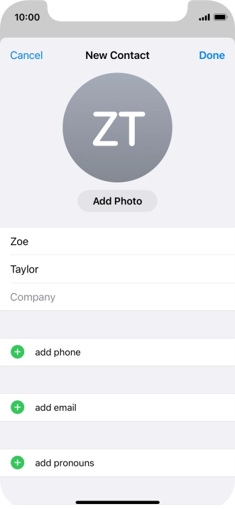 Press add phone. Press add phone.