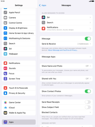 Press the Home key to return to the home screen.