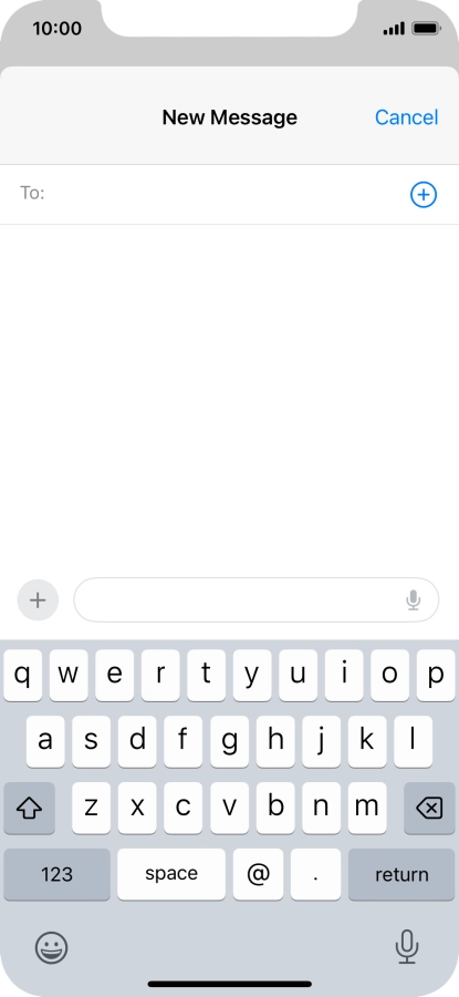 Press To: and key in the first letters of the recipient's name. Press To: and key in the first letters of the recipient's name.