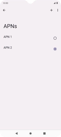 Press the Home key to return to the home screen.