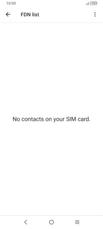 Press the menu icon.