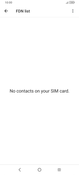 Press the menu icon.